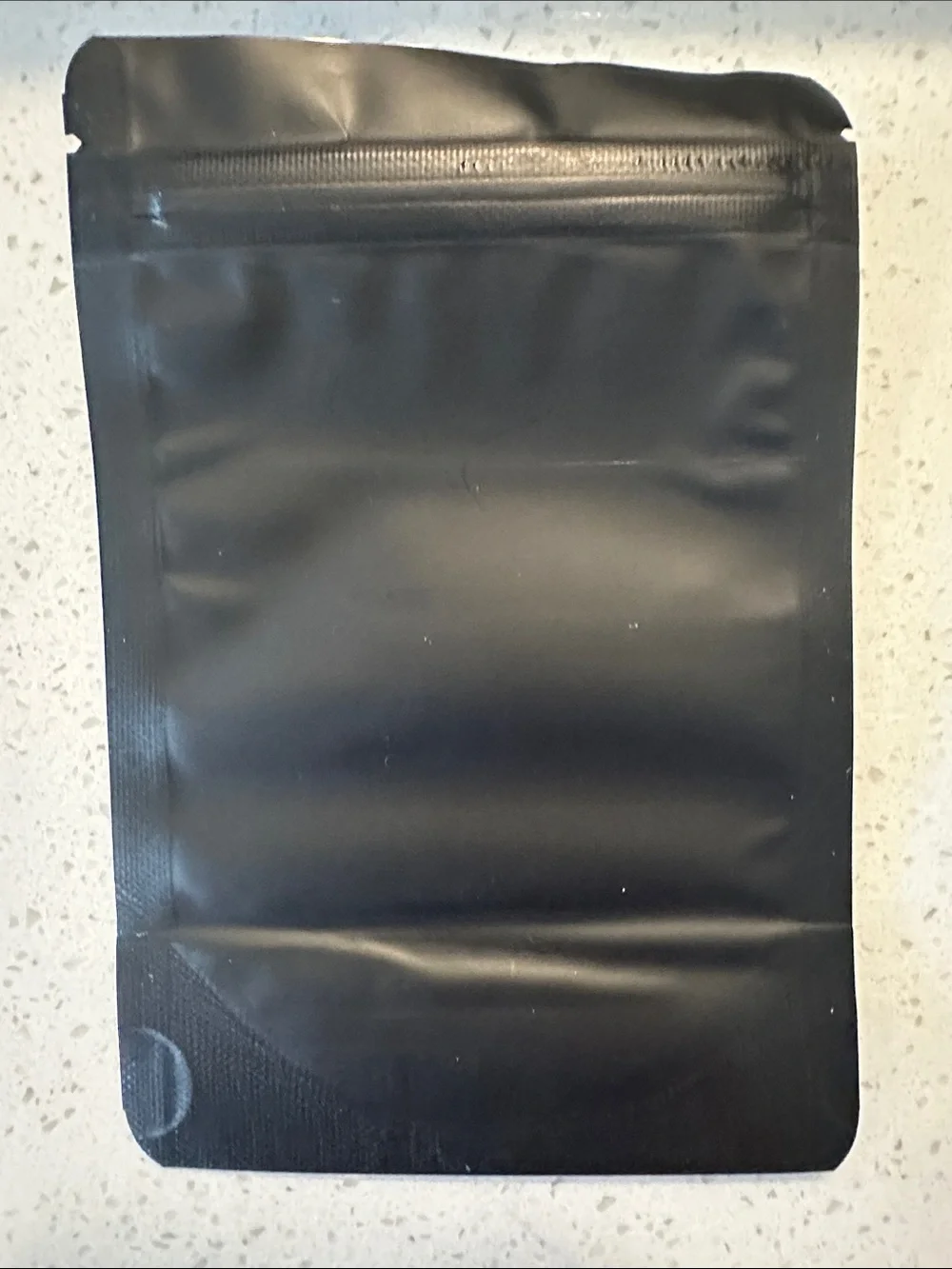 Matte Black Resealable Stand-Up Pouch, Size:10x15x3cm, Qty 100, NWT